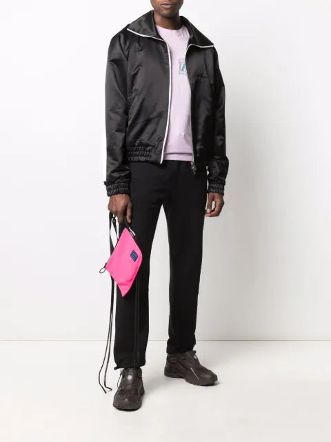 AMIRI zip-up satin track jacket