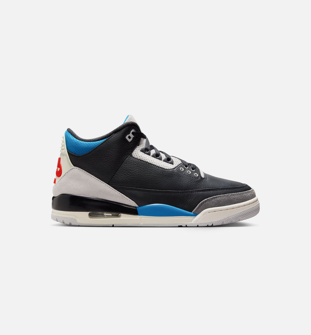 Air Jordan 3 Retro OG "Rare Air" Men's Shoe – Black/Chile Red/Neutral Grey