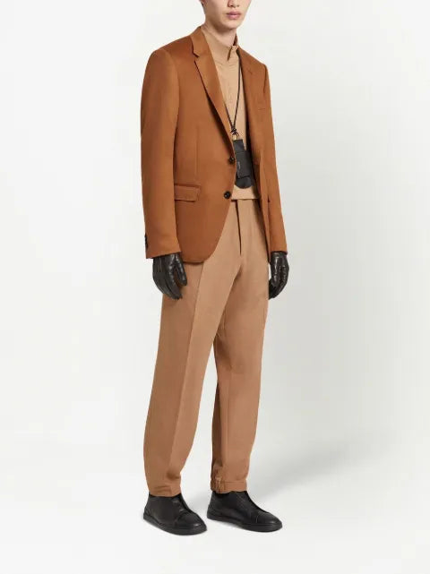 Zegna mock-neck knit jumper