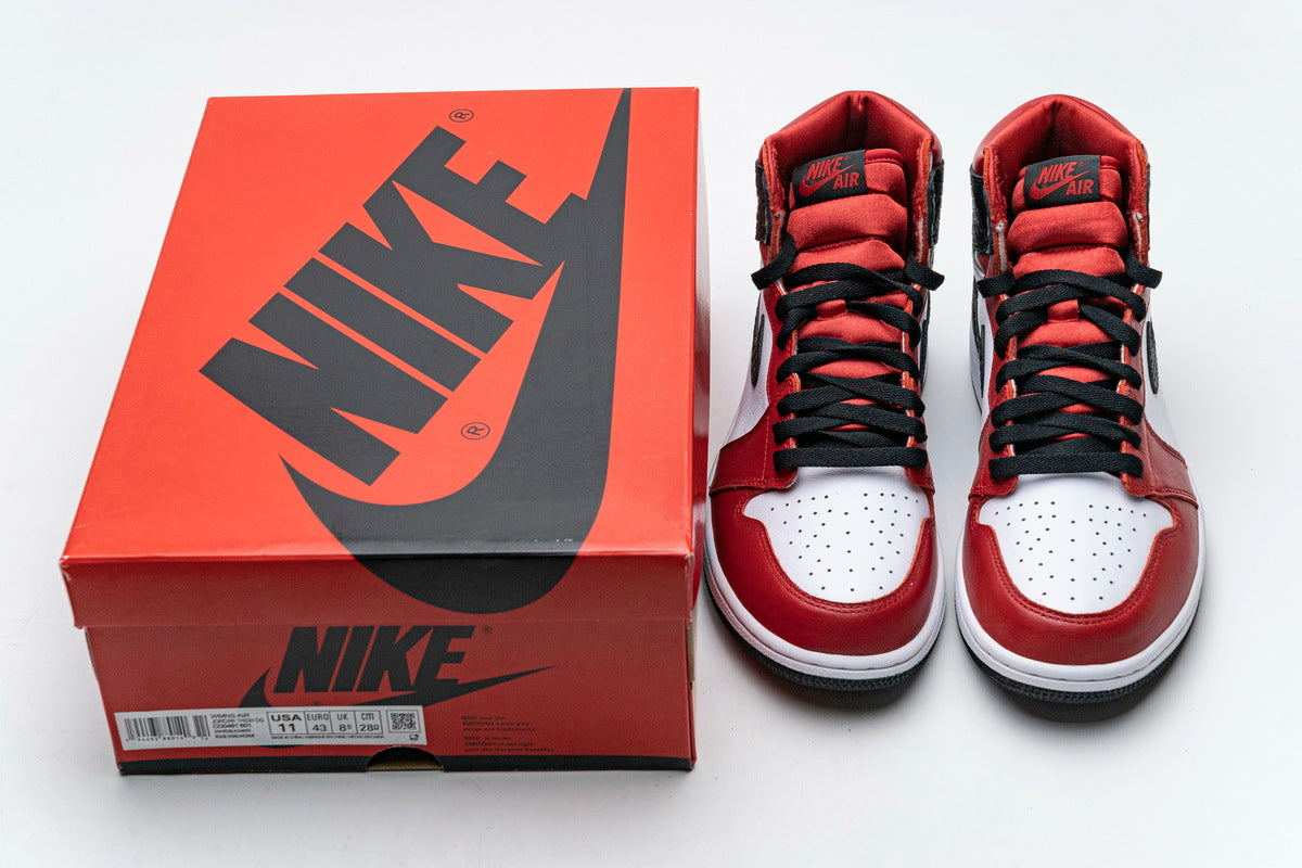 Air Jordan 1 Retro High Satin Snake Chicago Reps Sneaker CD0461-601