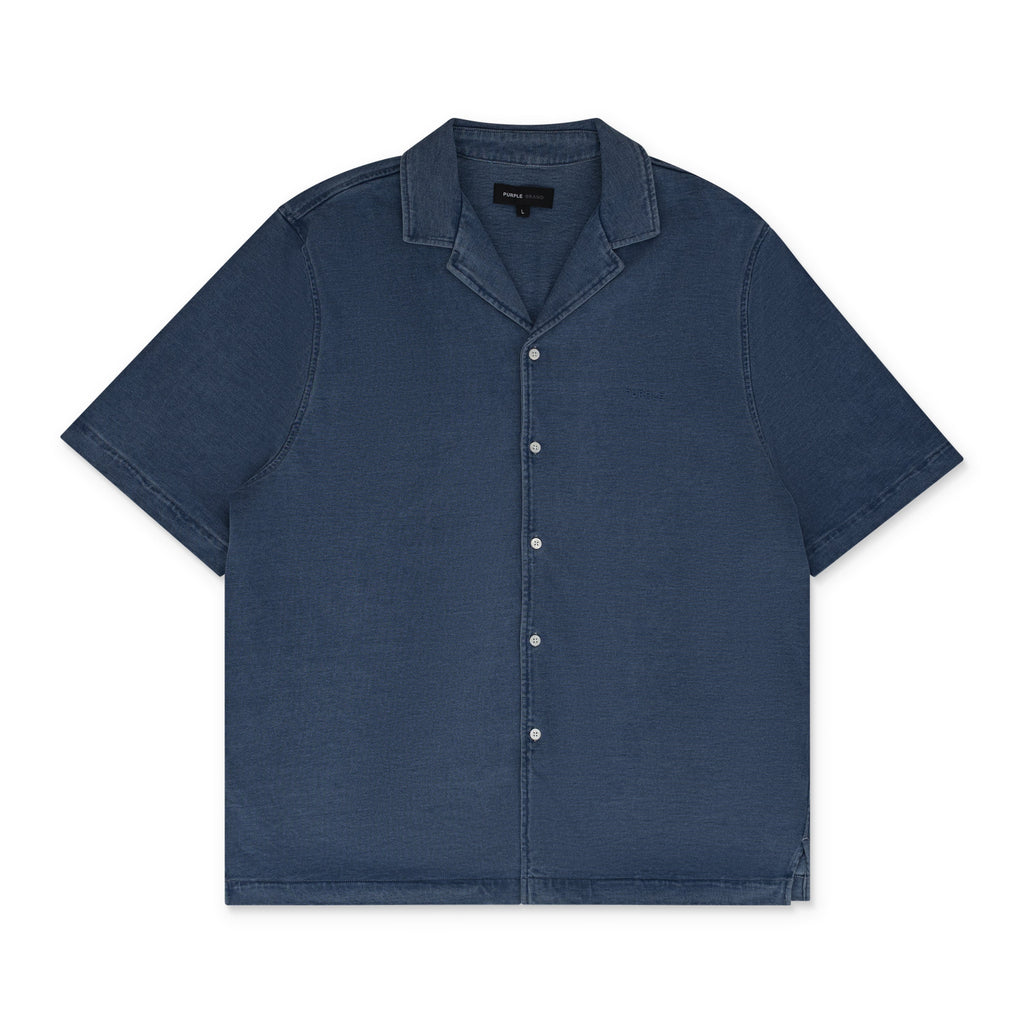 Blue Jersey Short Sleeve Shirt