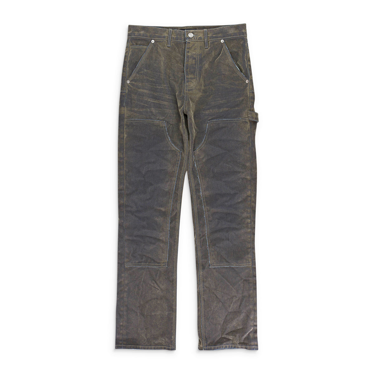 Green Flocked Carpenter Jeans