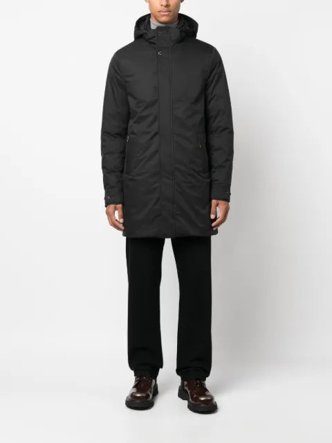 Moorer Vermont detachable-hood down jacket
