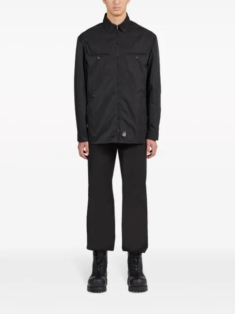 Ferragamo Gancini-plaque hooded jacket