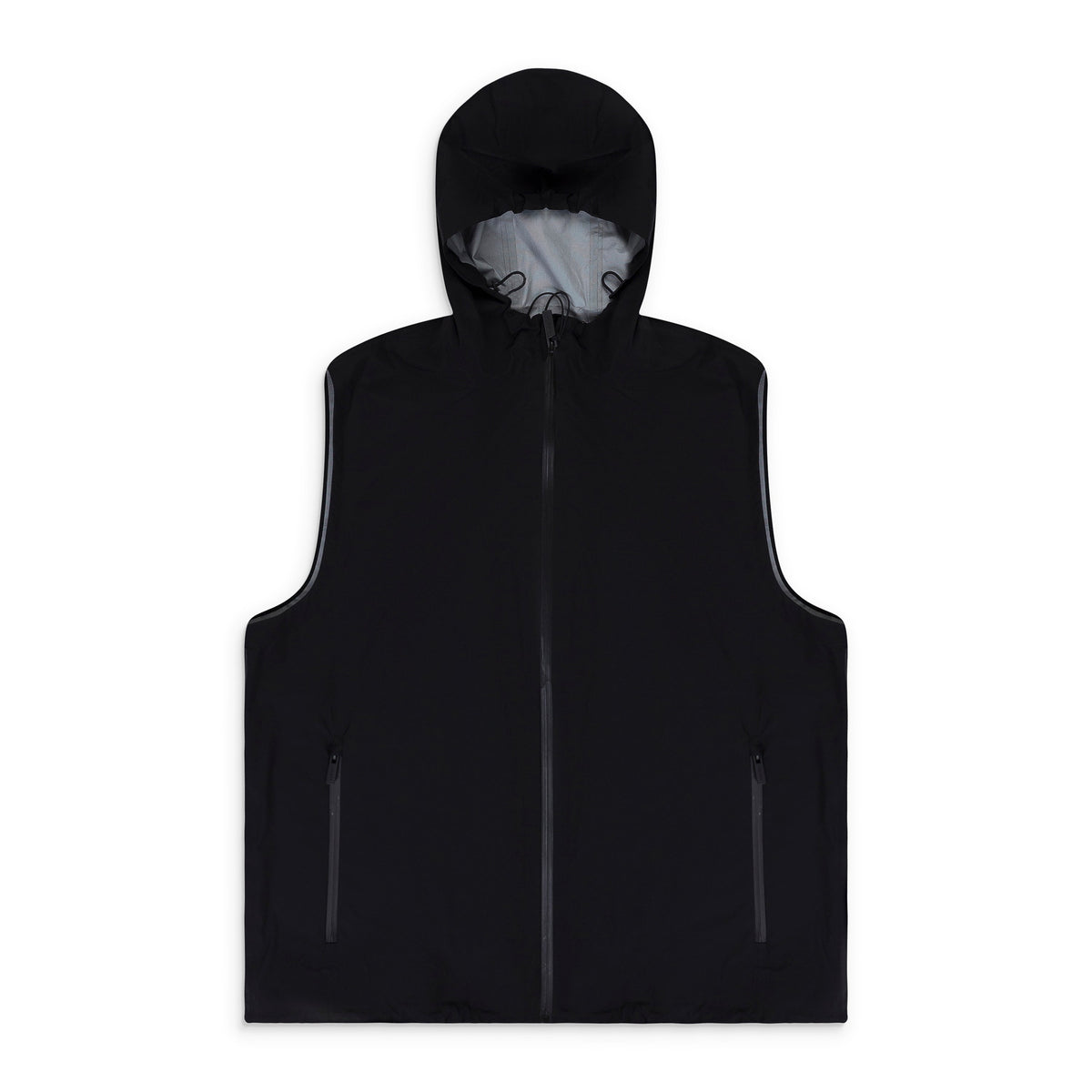 LOGO TECH VEST BLACK OUTERWEAR VESTS