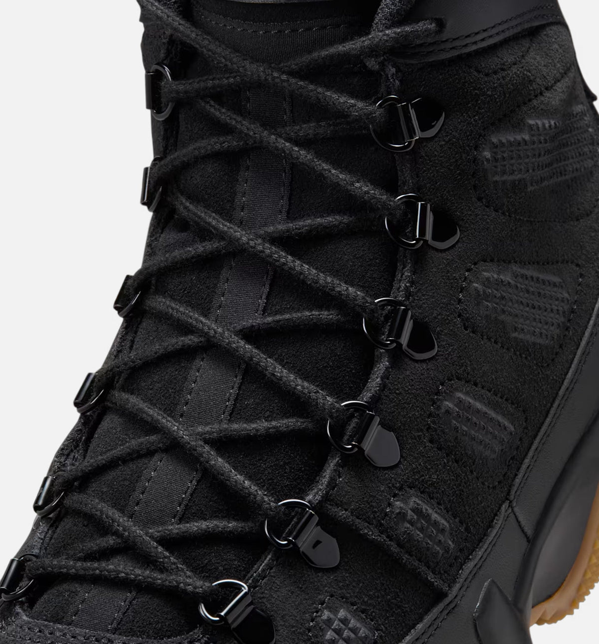 Air Jordan 9 Retro Men's Casual Boots - Black/Gum/Light Brown