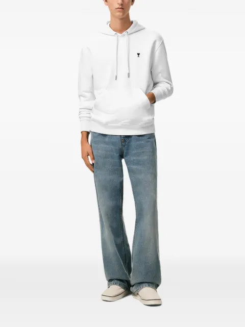 AMI Paris cotton Ami De Coeur hoodie