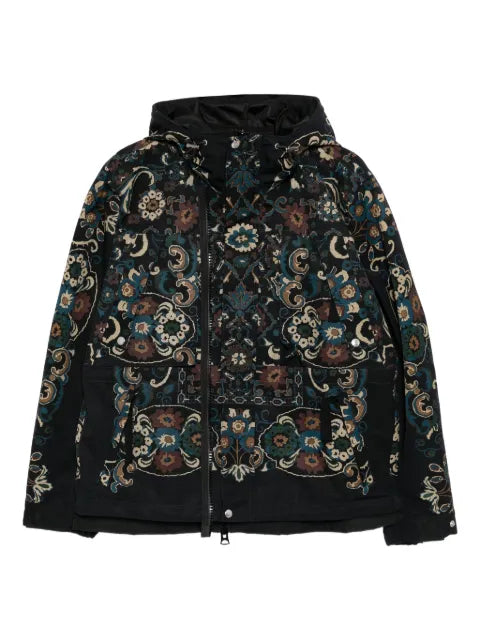 sacai printed jacket