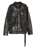 Rick Owens DRKSHDW Jumbo metallic-effect denim jacket