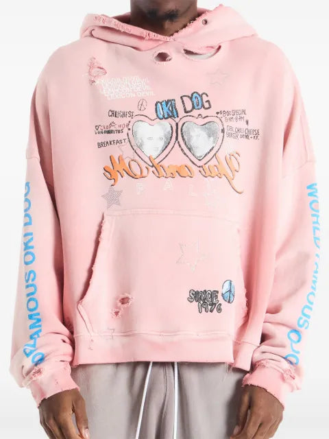 Paly Oki Dog graphic-print hoodie
