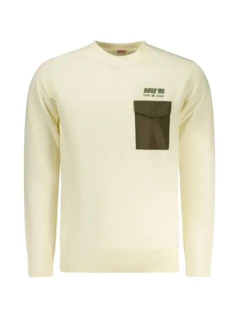 RIFLE logo-print flap-pocket sweatshirt