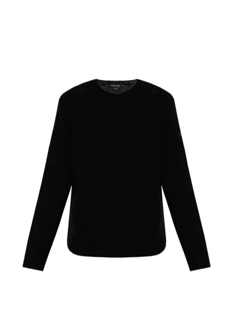 Canada Goose logo-detail ribbed-knit sweater
