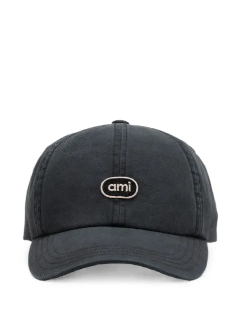 AMI Paris cotton cap with Ami-patch