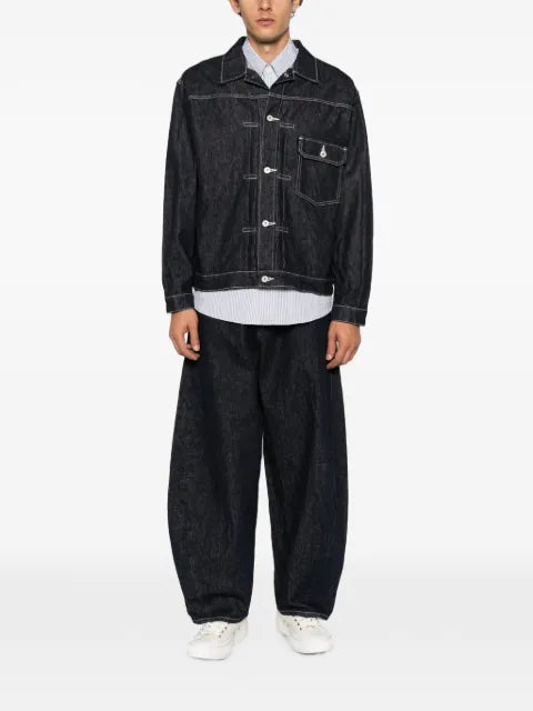Comme des Garçons Homme Plus contrast-stitch denim jacket