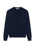 Givenchy couture seam cardigan in wool with gros grain detail