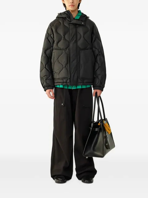 TOMBOY quilted hooded jacket