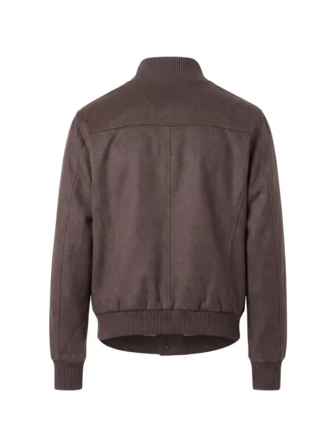 Barba button-up cashmere jacket