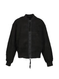 Troubled Waters Mummy distressed bomber jacket
