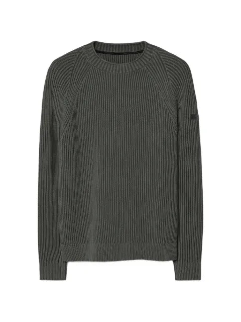RRD ribbed-knit raglan-sleeve sweater