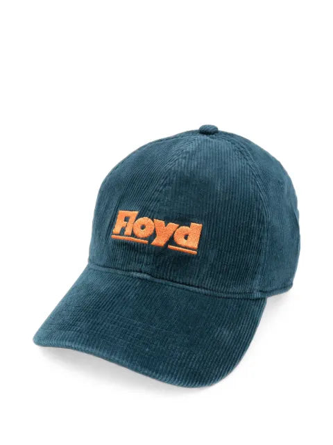Floyd embroidered corduroy baseball cap