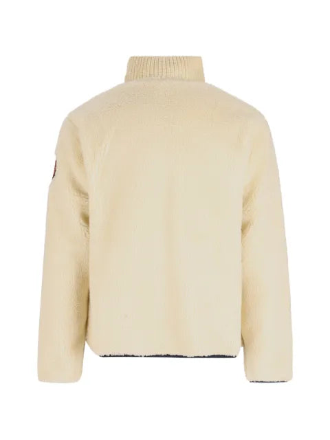 Napapijri fleece logo-patch sweatshirt
