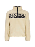 Napapijri fleece logo-patch sweatshirt