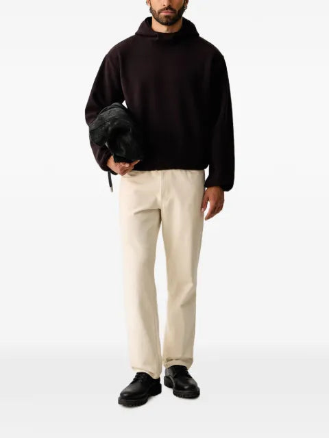 Rains fleece-texture hoodie