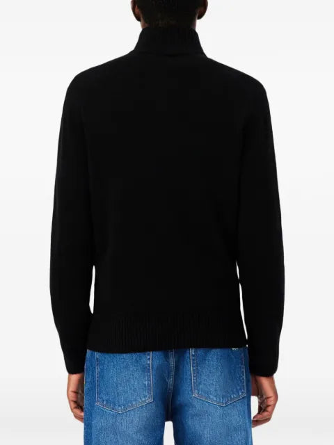 Lacoste quarter-zip knitted sweater