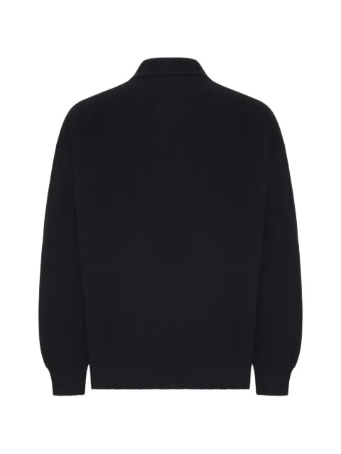 Roberto Collina half-zip chest-pocket sweater