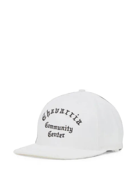 Willy Chavarria Chavarria Community Center embroidered flat-visor cap