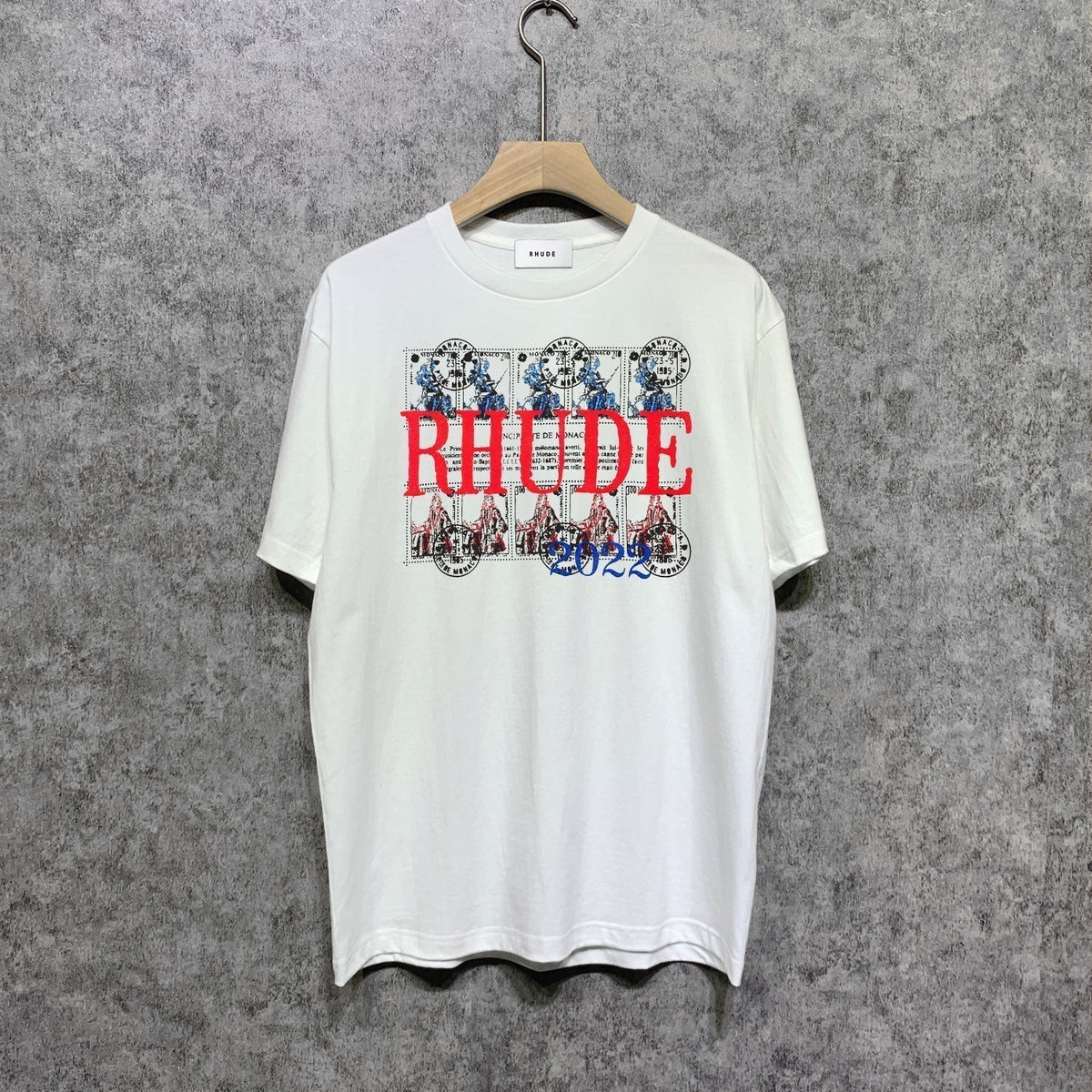 Rhude T-shirts Printed Trendy Pure Cotton