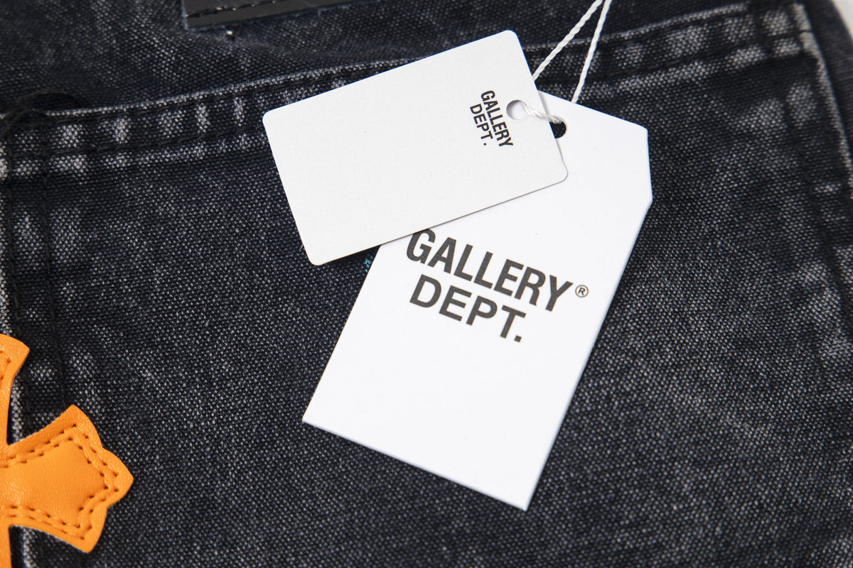 Chrome Hearts Gallery Dept Cross Patch Flare Denim Jeans 8176