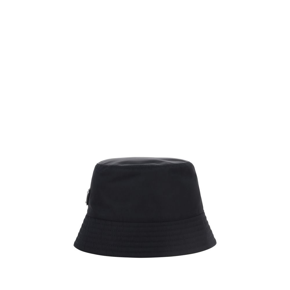 Prada Black Polyamide Bucket Hat