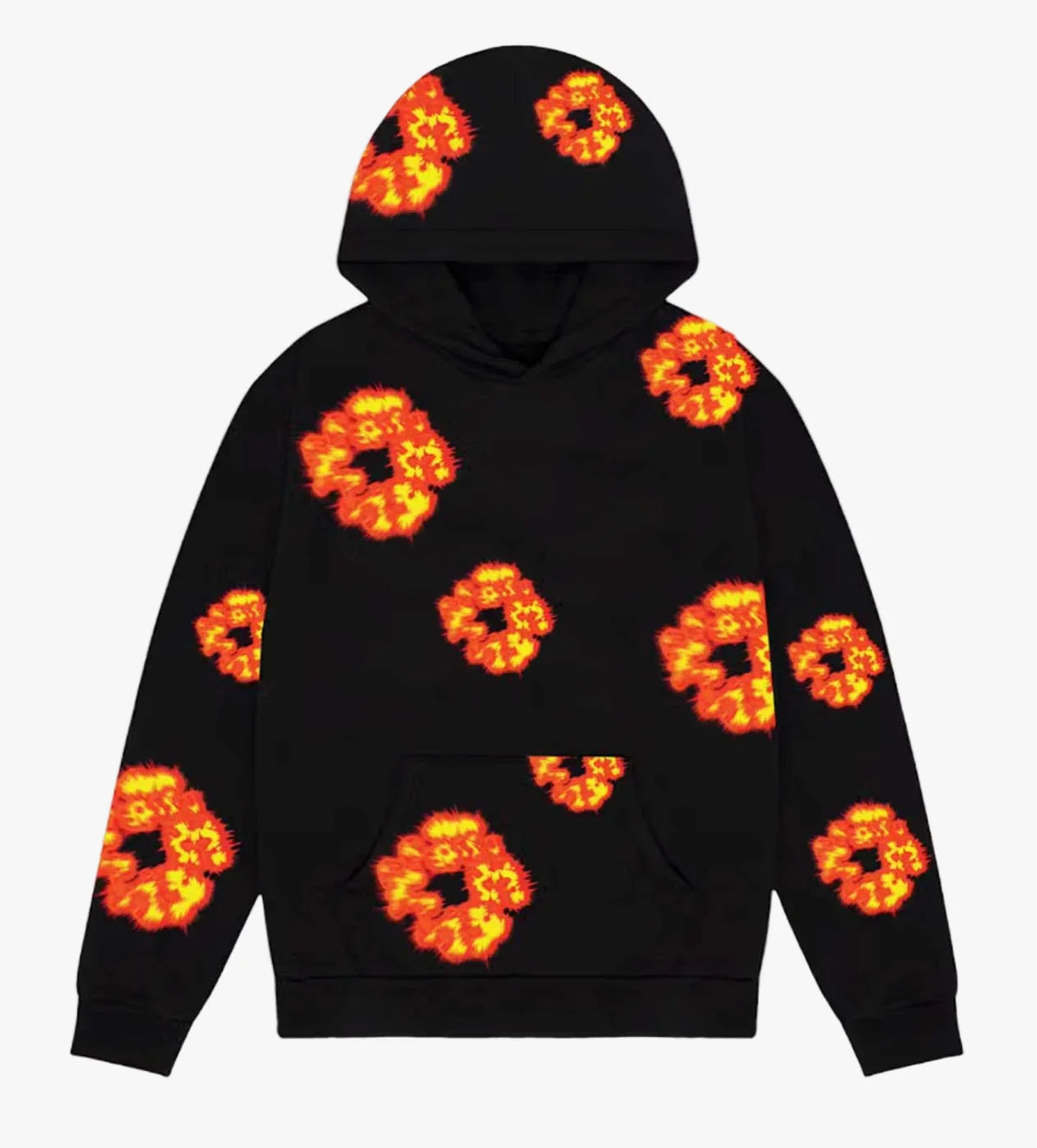 Denim Tears x Offset Wreath Hoodie Black