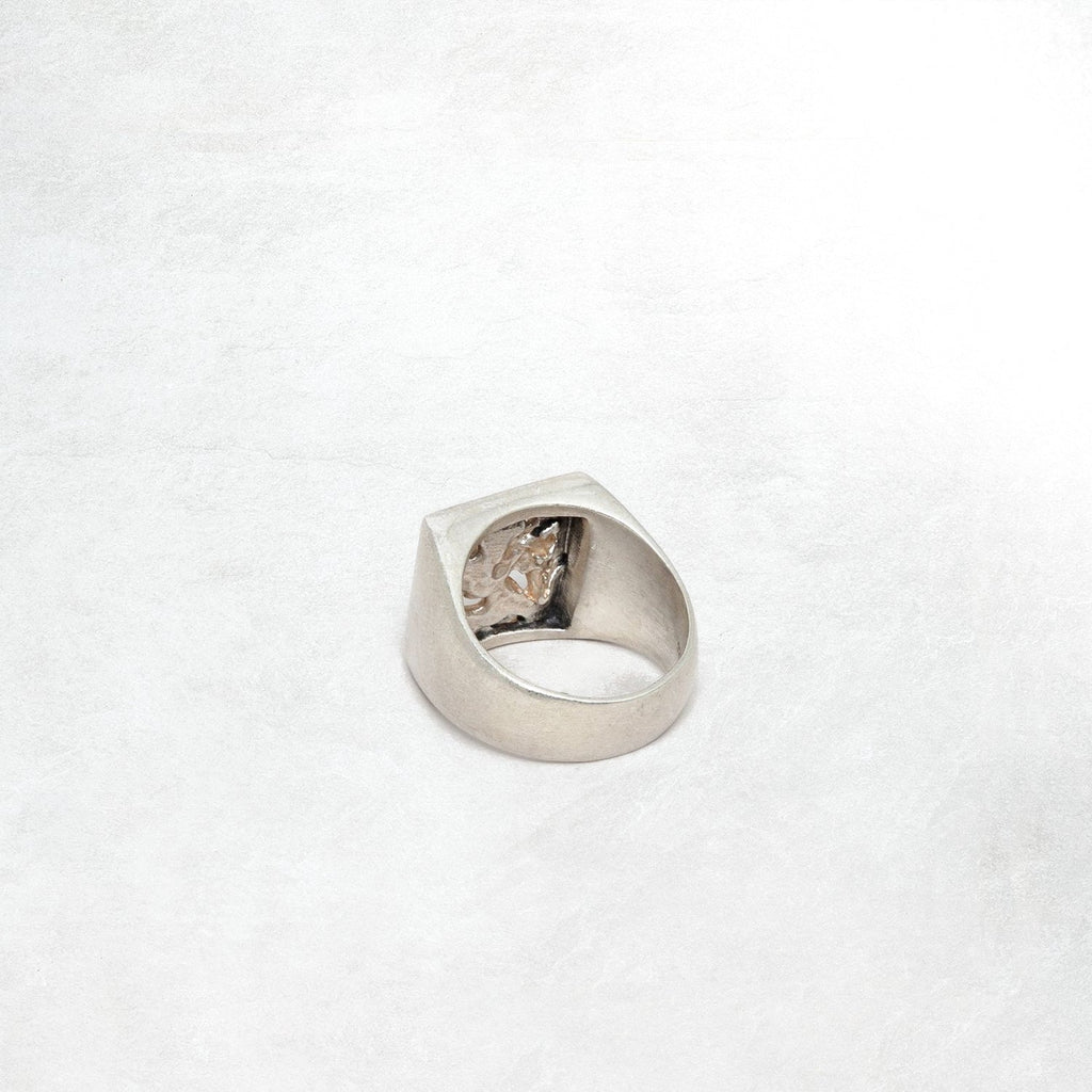 Heresy Corrosion Ring: Oxidised Silver