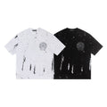 Chrome Hearts Horseshoe Cross Print Short Sleeve Tee Unisex