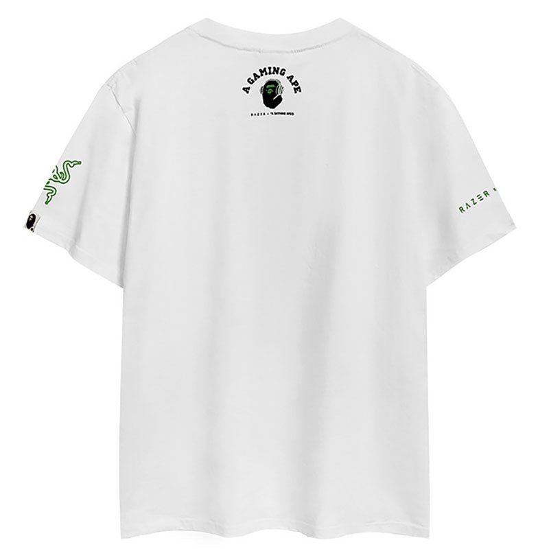 BAPE x Razer Headphones Ape Head Men's T-Shirt - Black
