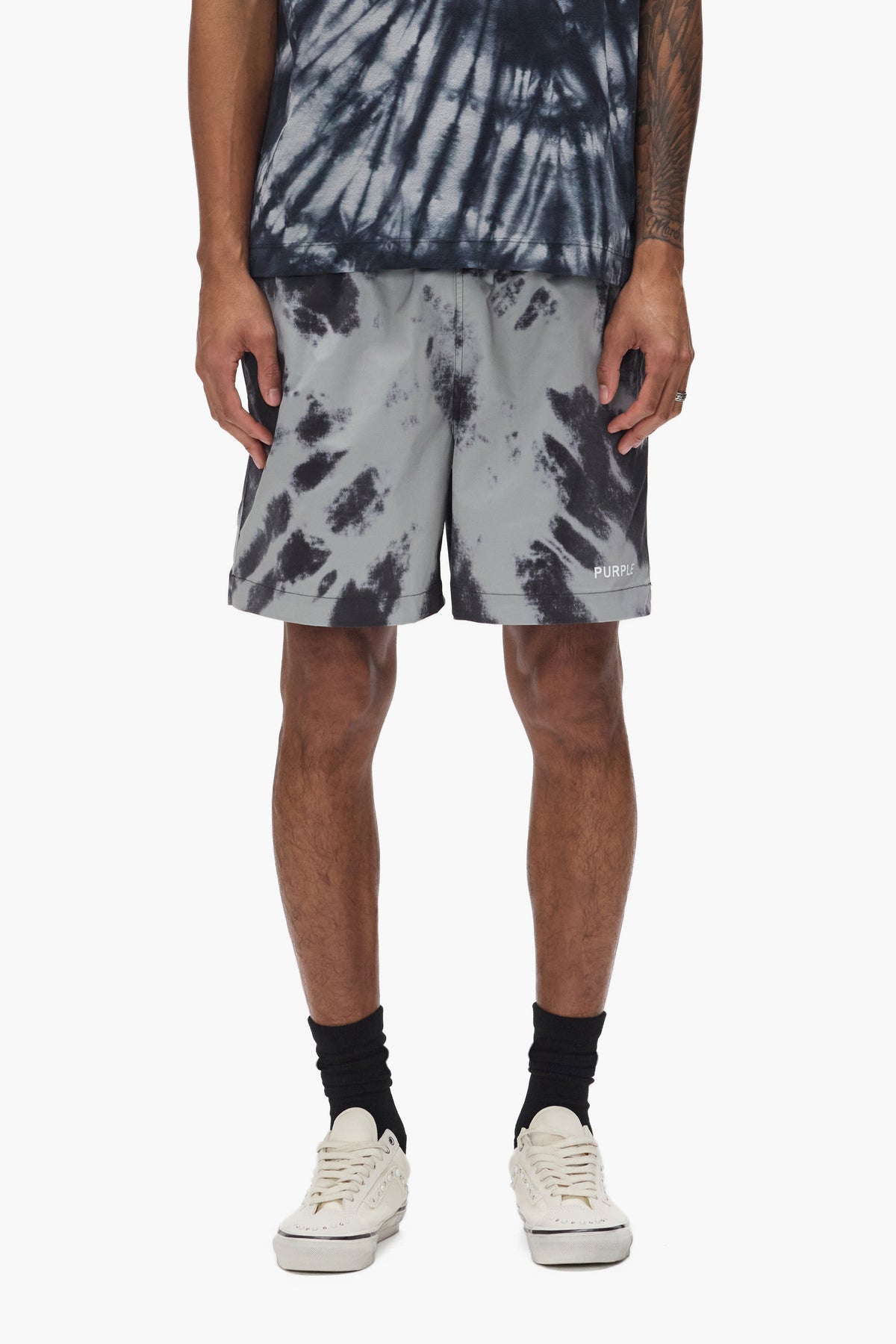 Wordmark Tie Dye All Around Short