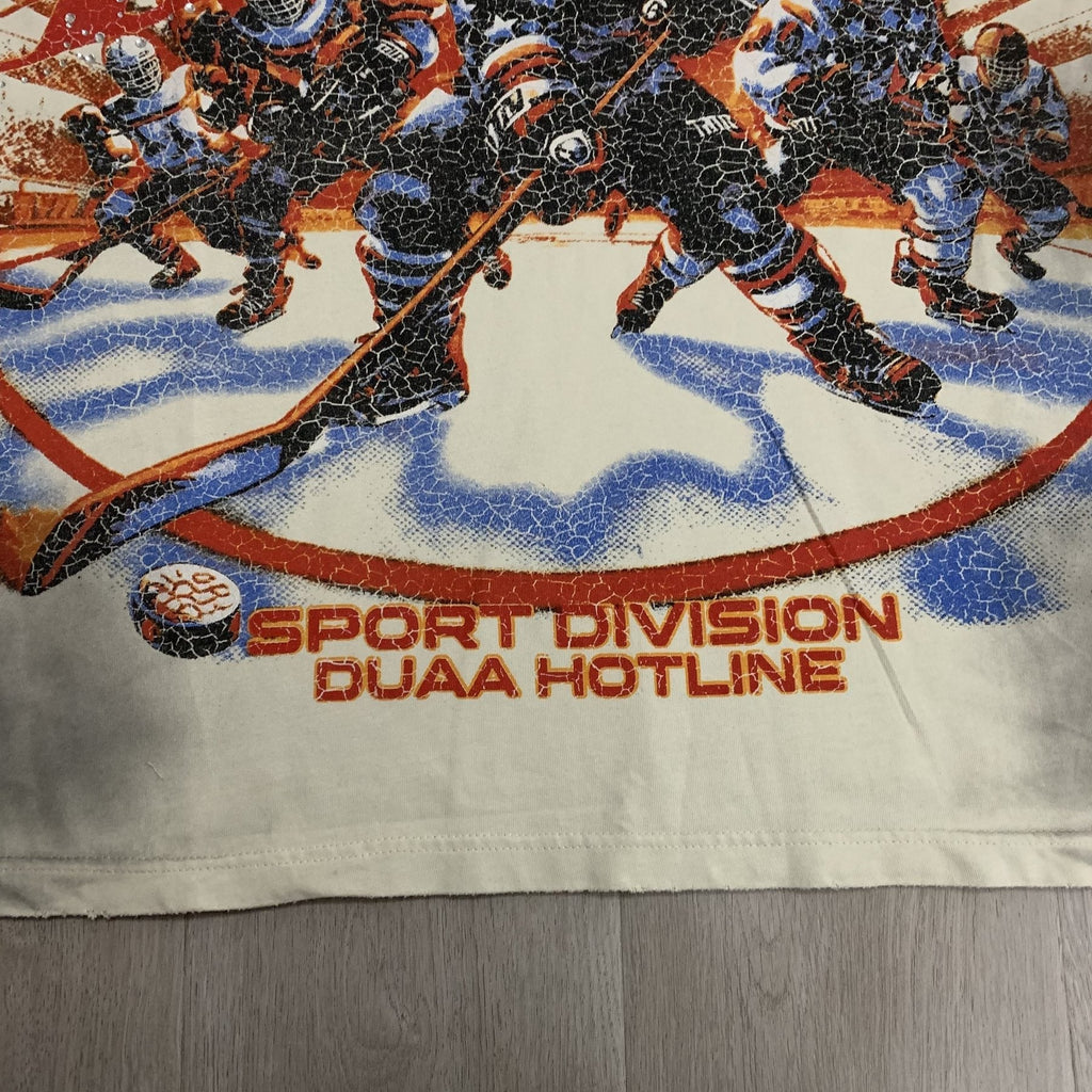 Rough Play Goal Hockey Tie-Dye Graphic T-Shirt