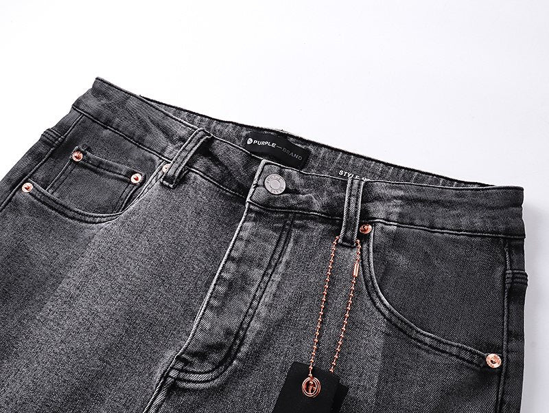 Purple Brand Gray Washed Jeans