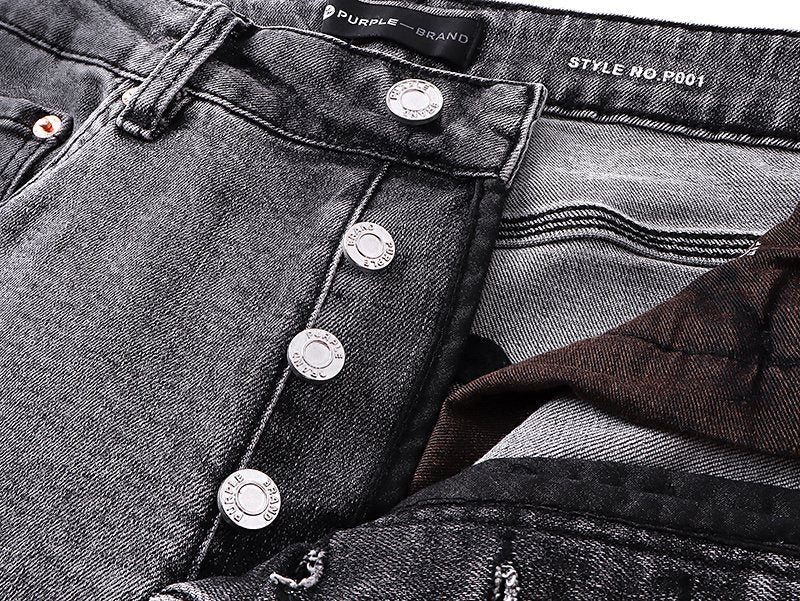 Purple Brand Gray Washed Jeans