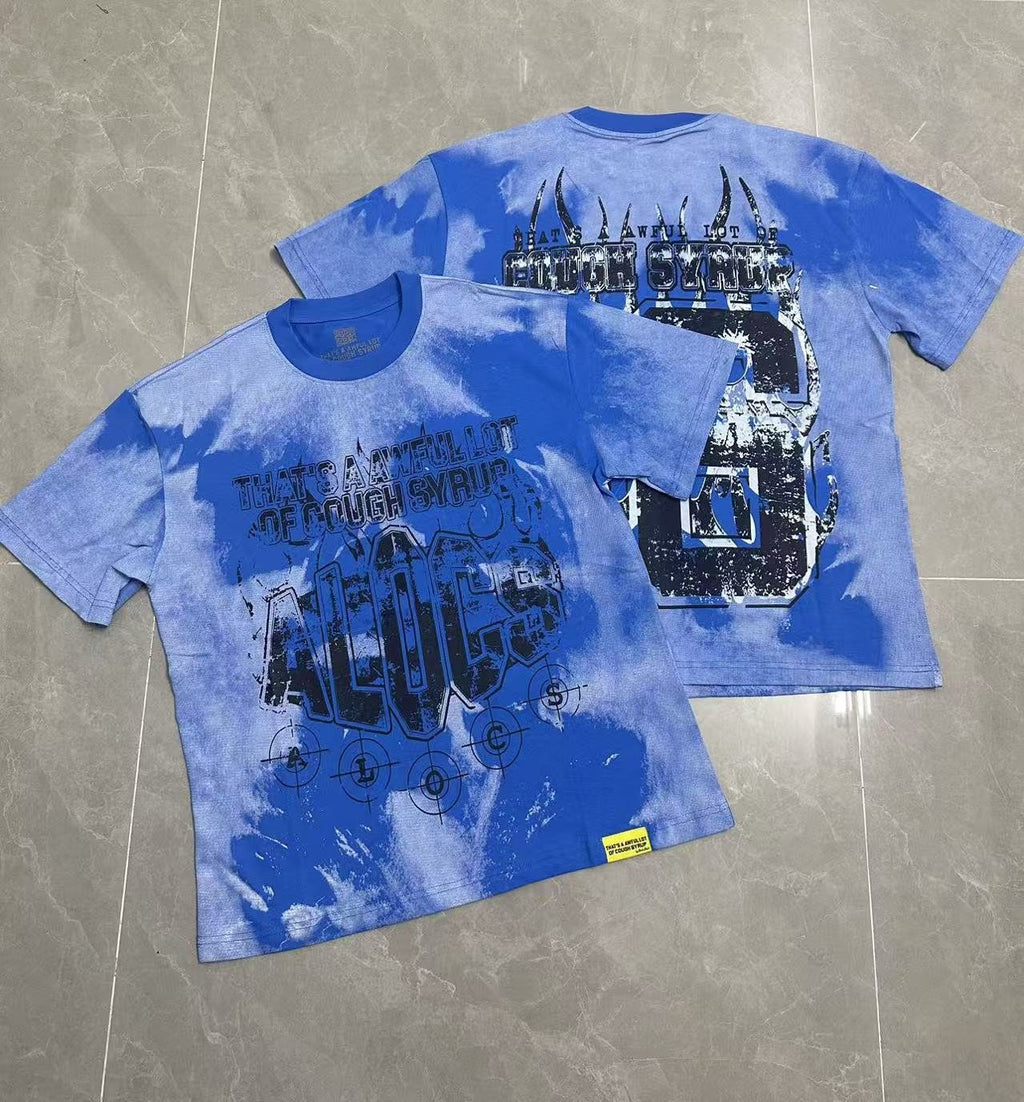 THAT'S A AWFUL LOT OF COUGH SYRUP Tie-Dye Graphic T-Shirt