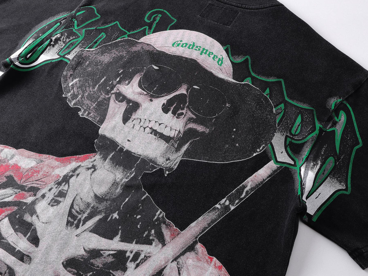 Godspeed Skeleton Graphic Short-Sleeve T-Shirt