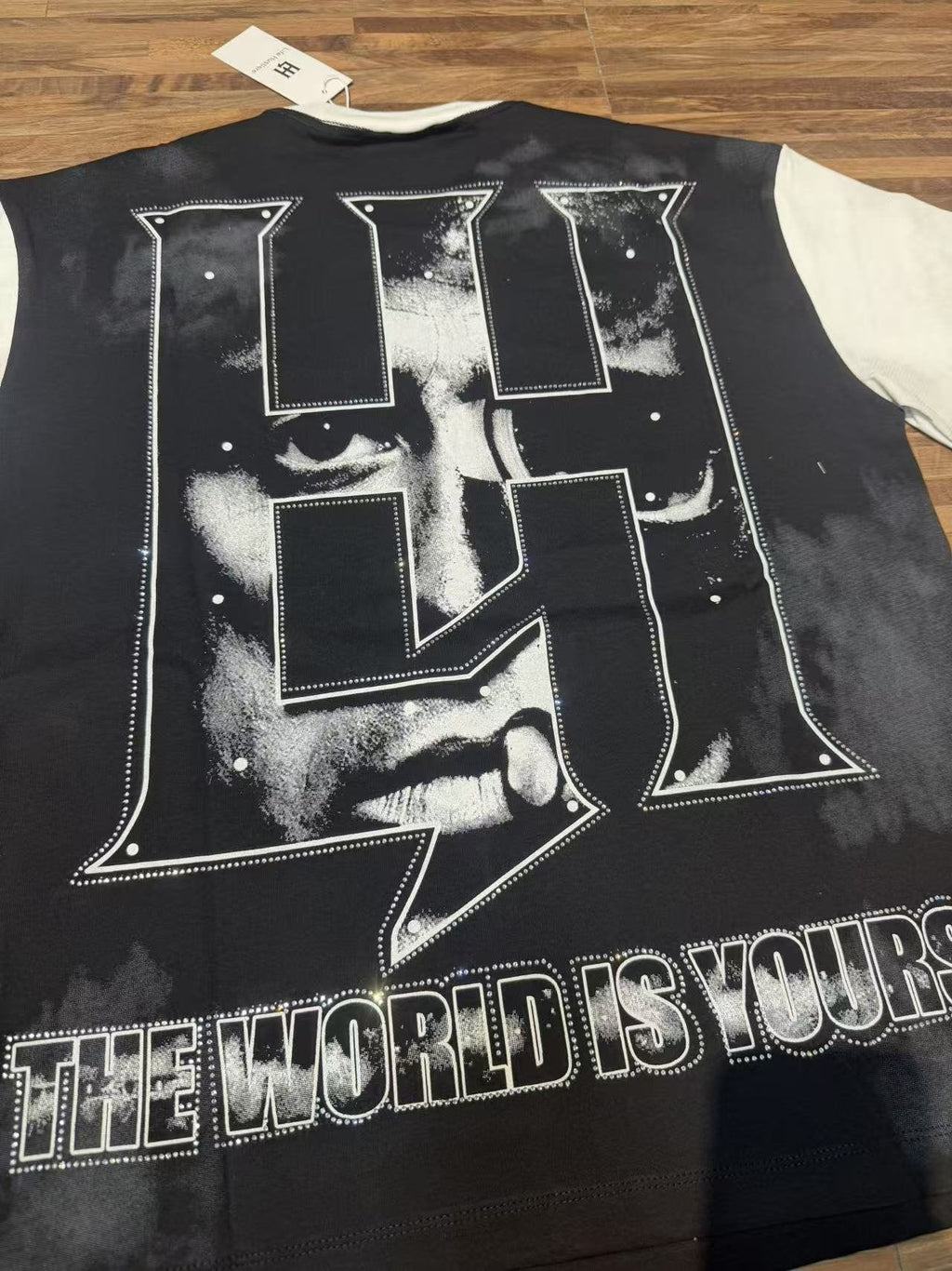 Life Hustlere Scarface-Inspired Raglan Graphic T-Shirt