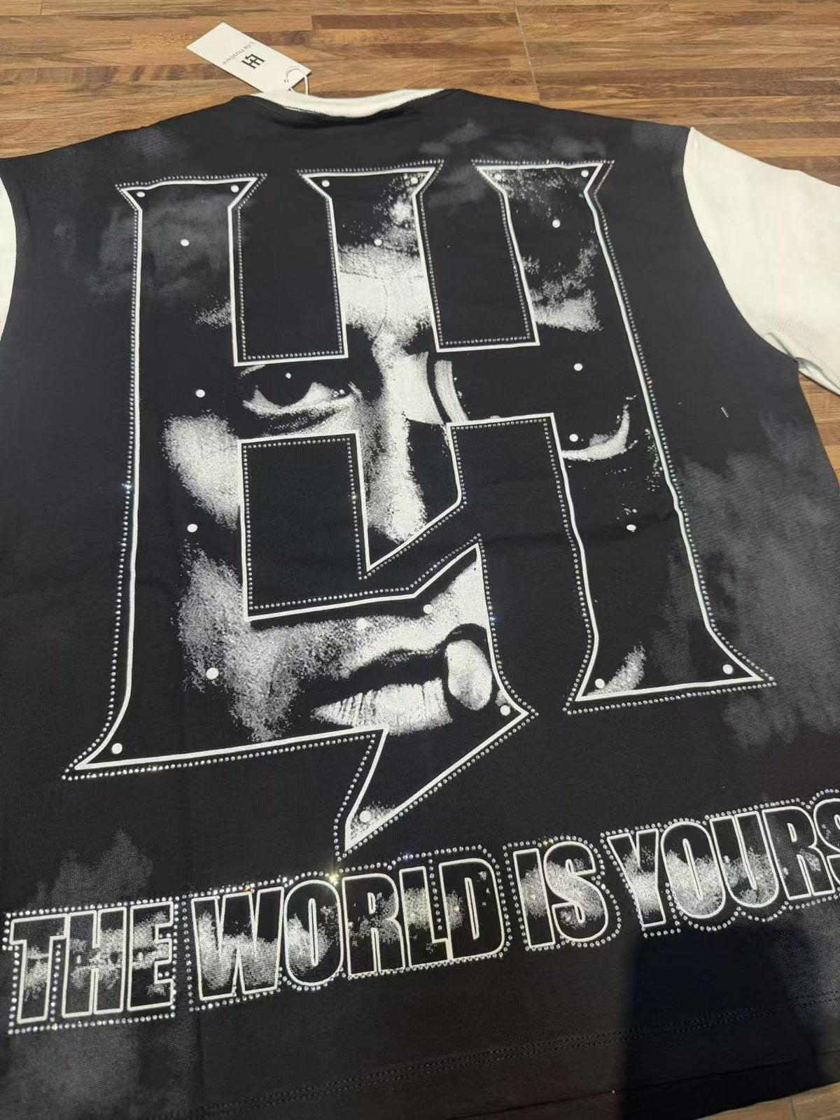 Life Hustlere Scarface-Inspired Raglan Graphic T-Shirt