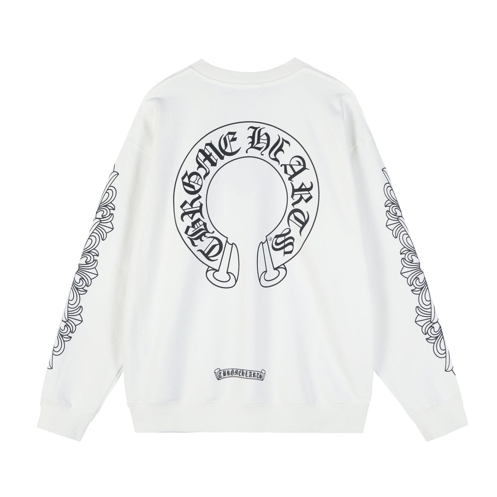 Chrome Hearts Sanskrit Letter Cross Graphic Sweatshirt
