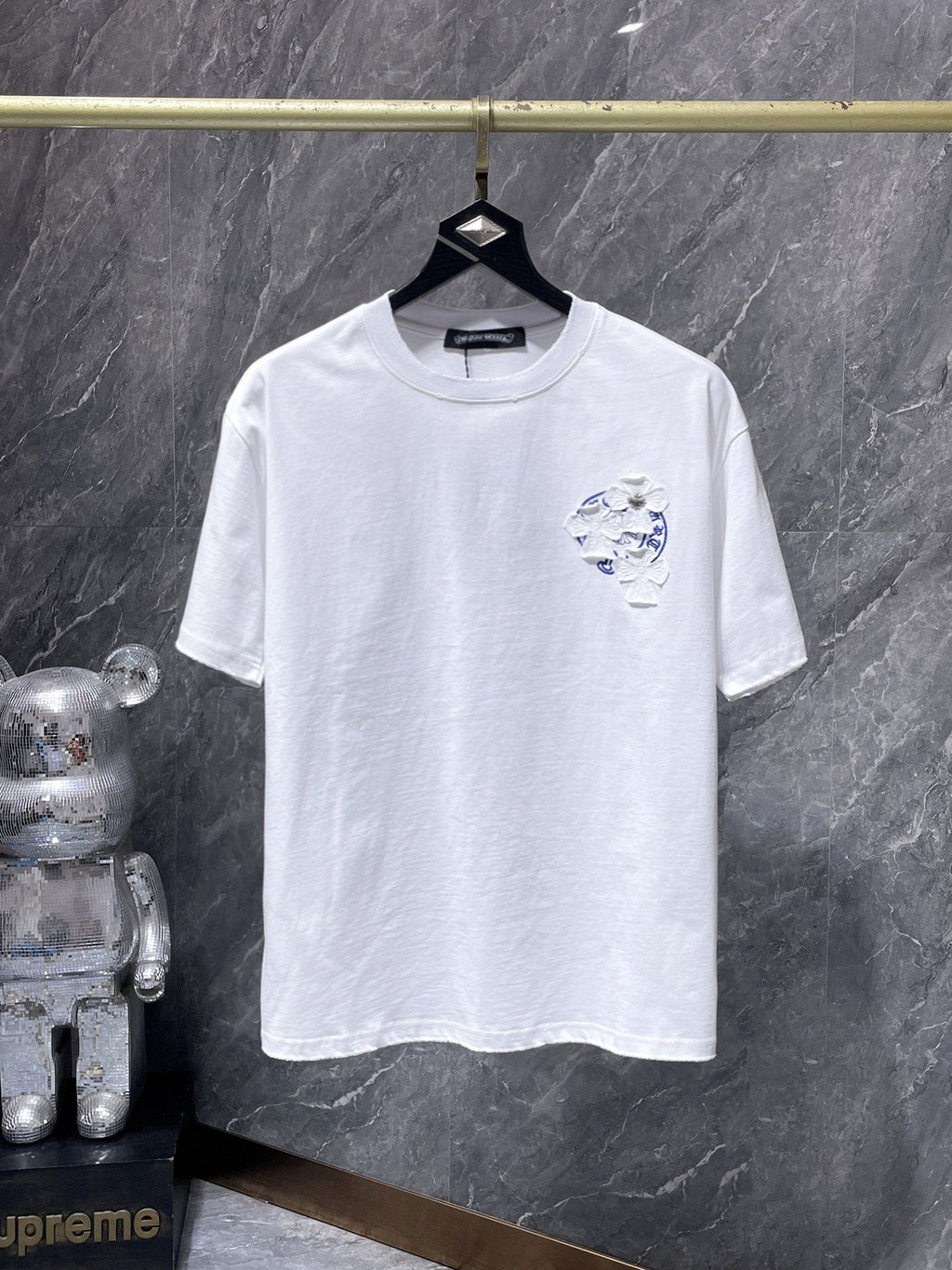 Chrome Hearts Cross Appliqué Graphic T-Shirt