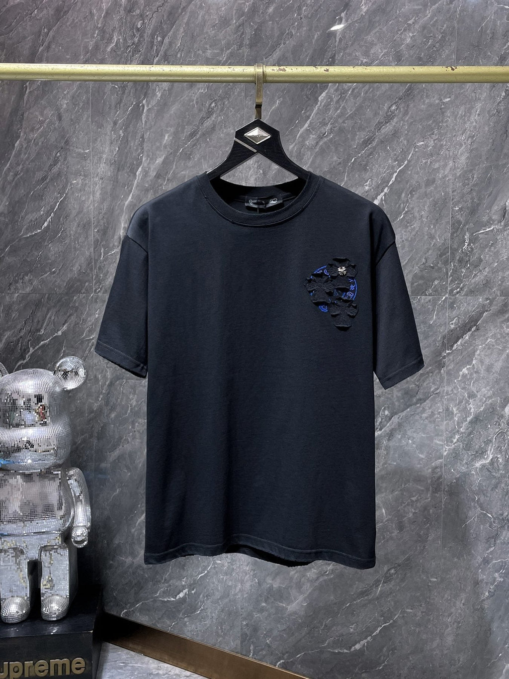 Chrome Hearts Cross Appliqué Graphic T-Shirt