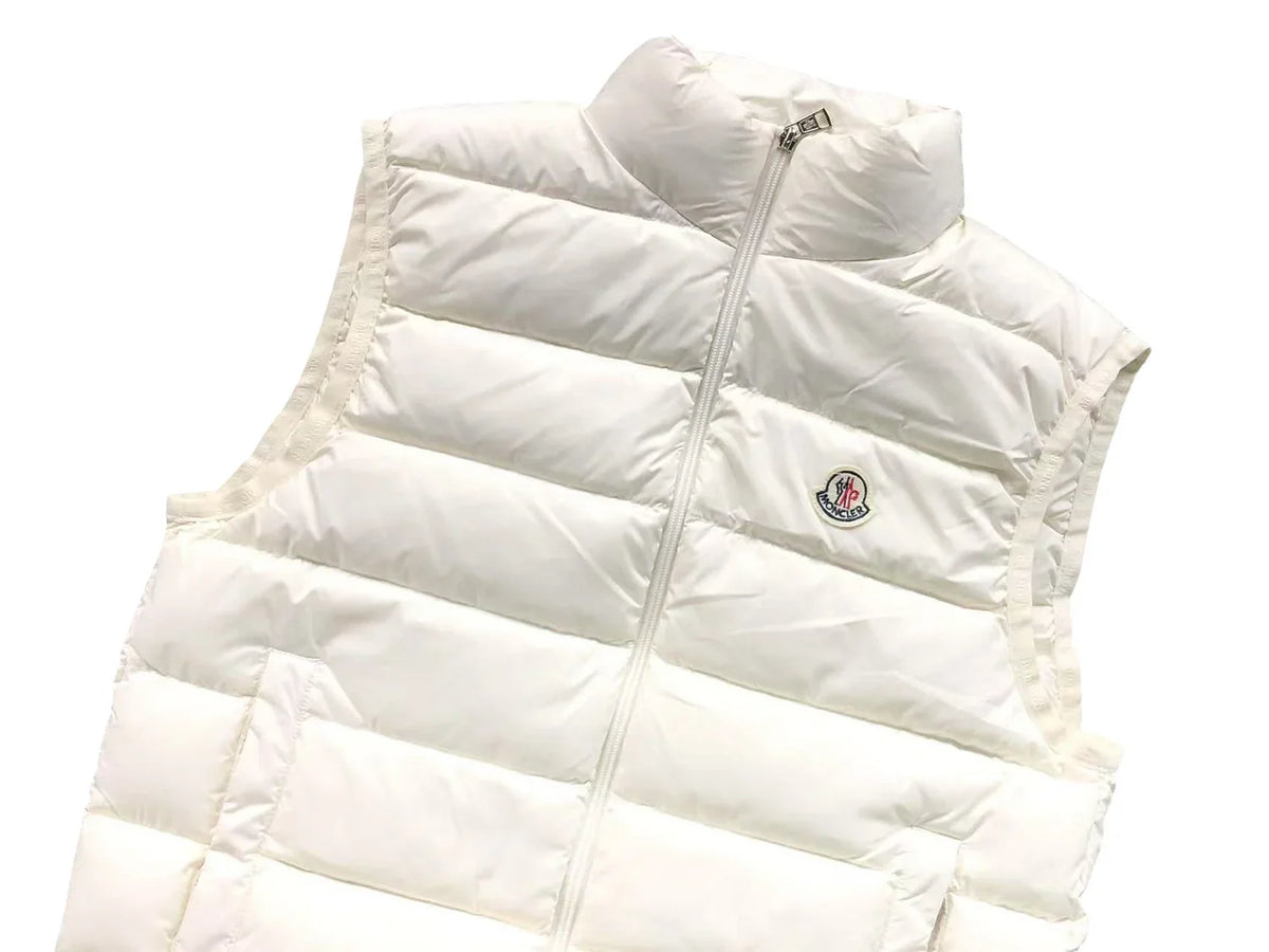 Moncler Contrin Gilet in White