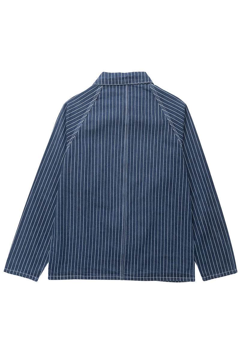 SERVICE WORKS PINSTRIPE DENIM COVERALL 2.0 Indigo